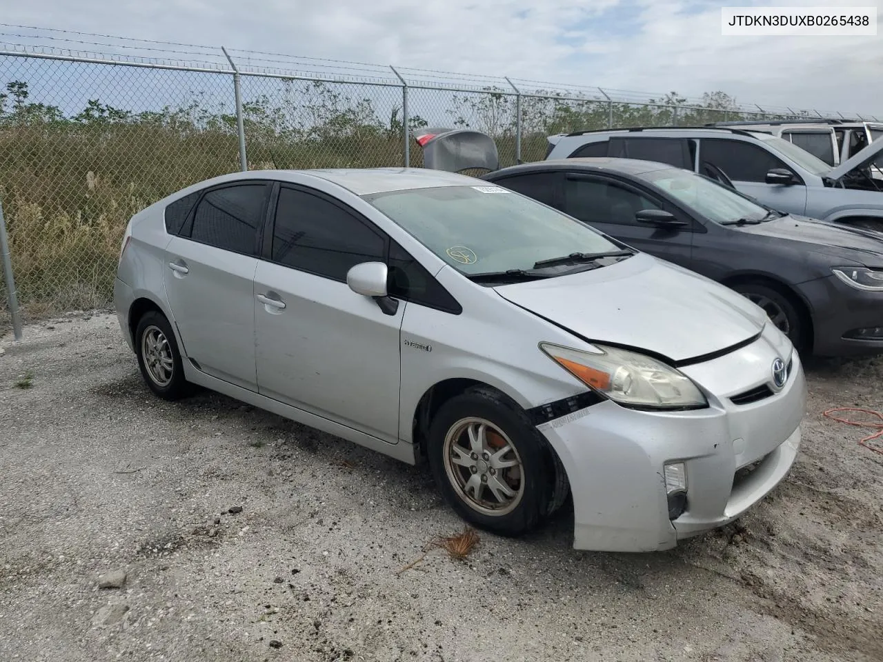 2011 Toyota Prius VIN: JTDKN3DUXB0265438 Lot: 76295184