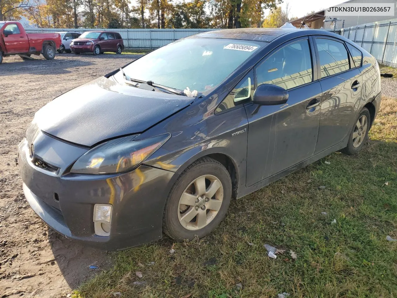 2011 Toyota Prius VIN: JTDKN3DU1B0263657 Lot: 76505894