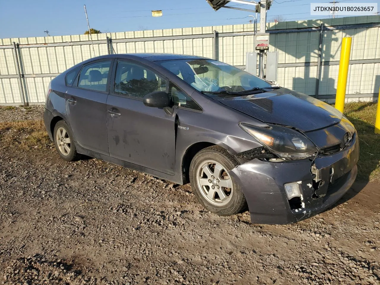 2011 Toyota Prius VIN: JTDKN3DU1B0263657 Lot: 76505894