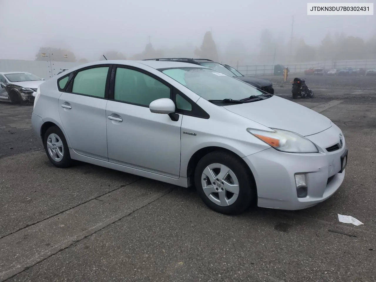 2011 Toyota Prius VIN: JTDKN3DU7B0302431 Lot: 76652754