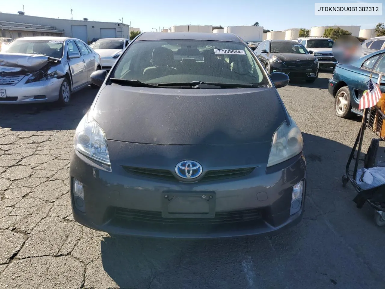 2011 Toyota Prius VIN: JTDKN3DU0B1382312 Lot: 77039644