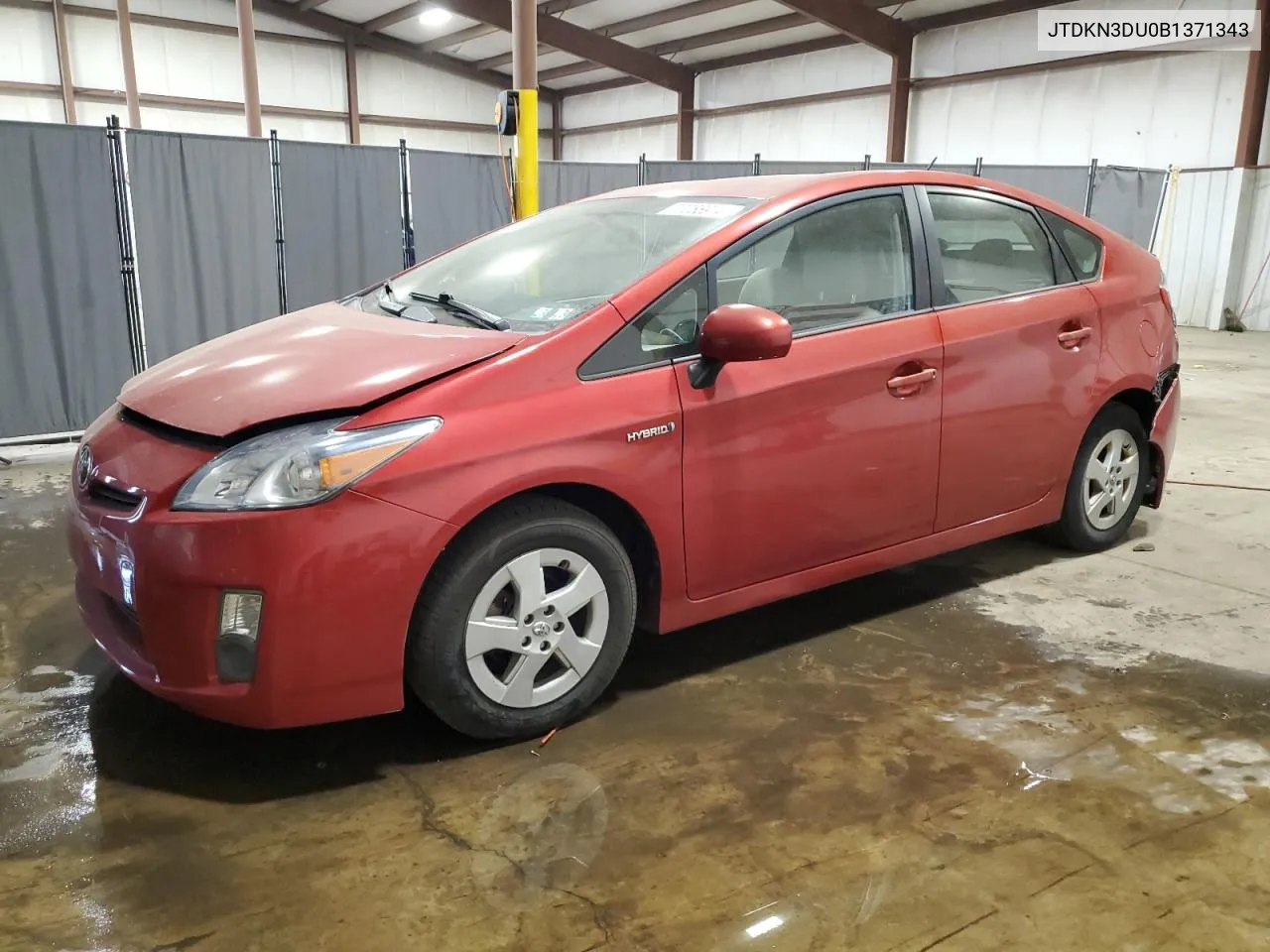 2011 Toyota Prius VIN: JTDKN3DU0B1371343 Lot: 77066914