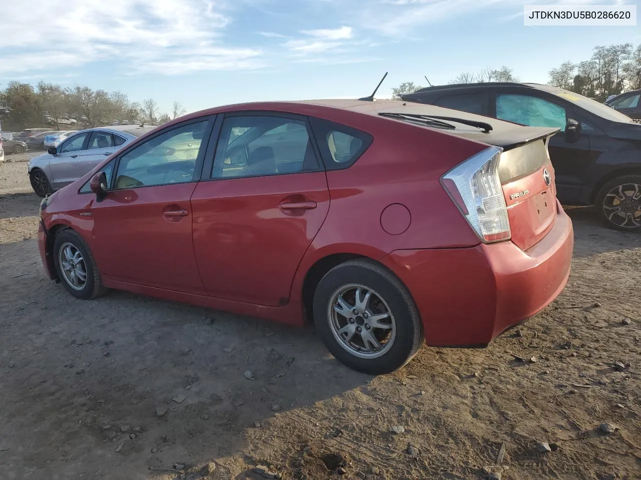 2011 Toyota Prius VIN: JTDKN3DU5B0286620 Lot: 77273704