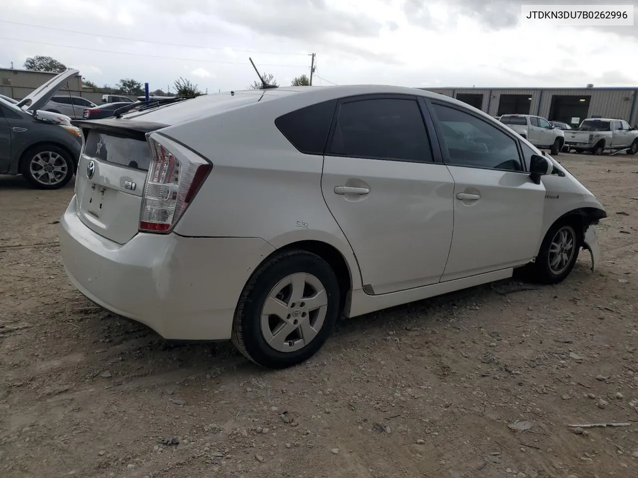 2011 Toyota Prius VIN: JTDKN3DU7B0262996 Lot: 77494294