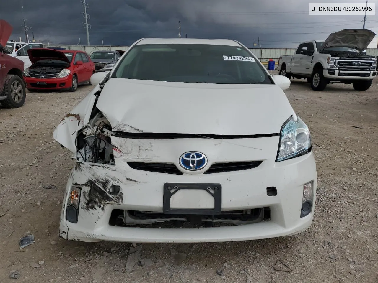 JTDKN3DU7B0262996 2011 Toyota Prius