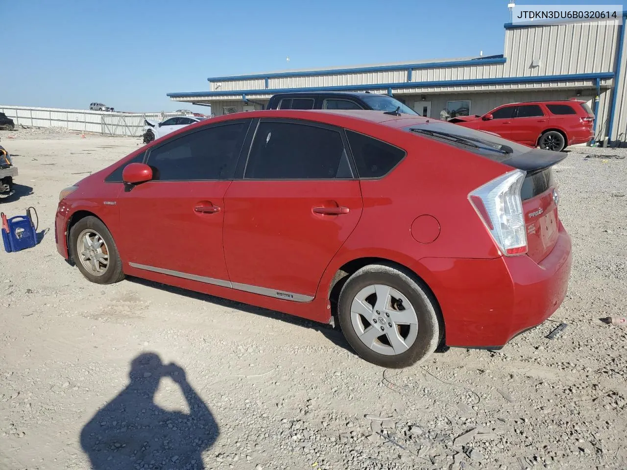 2011 Toyota Prius VIN: JTDKN3DU6B0320614 Lot: 77548694