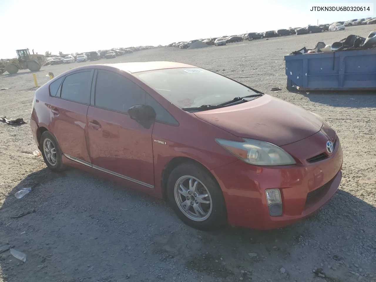 2011 Toyota Prius VIN: JTDKN3DU6B0320614 Lot: 77548694