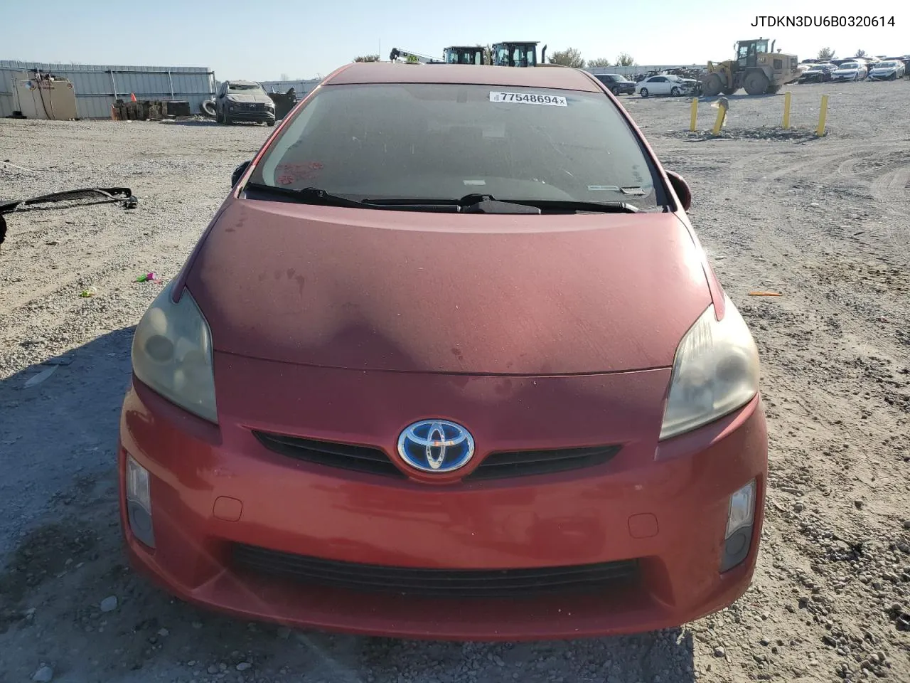 2011 Toyota Prius VIN: JTDKN3DU6B0320614 Lot: 77548694