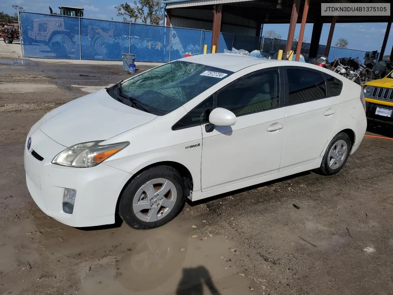 2011 Toyota Prius VIN: JTDKN3DU4B1375105 Lot: 77572724