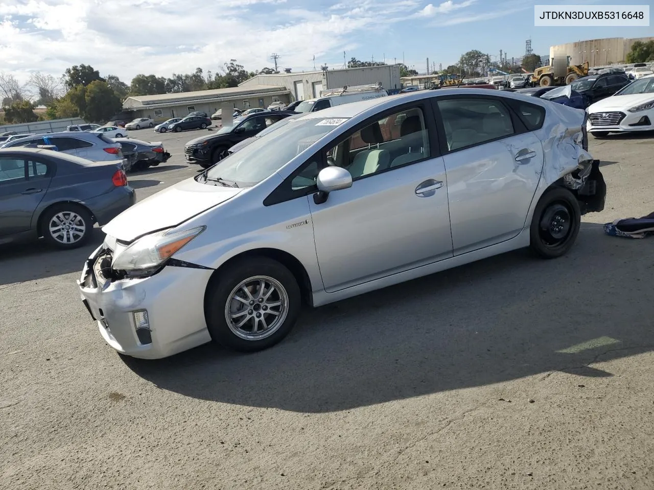 2011 Toyota Prius VIN: JTDKN3DUXB5316648 Lot: 77654634