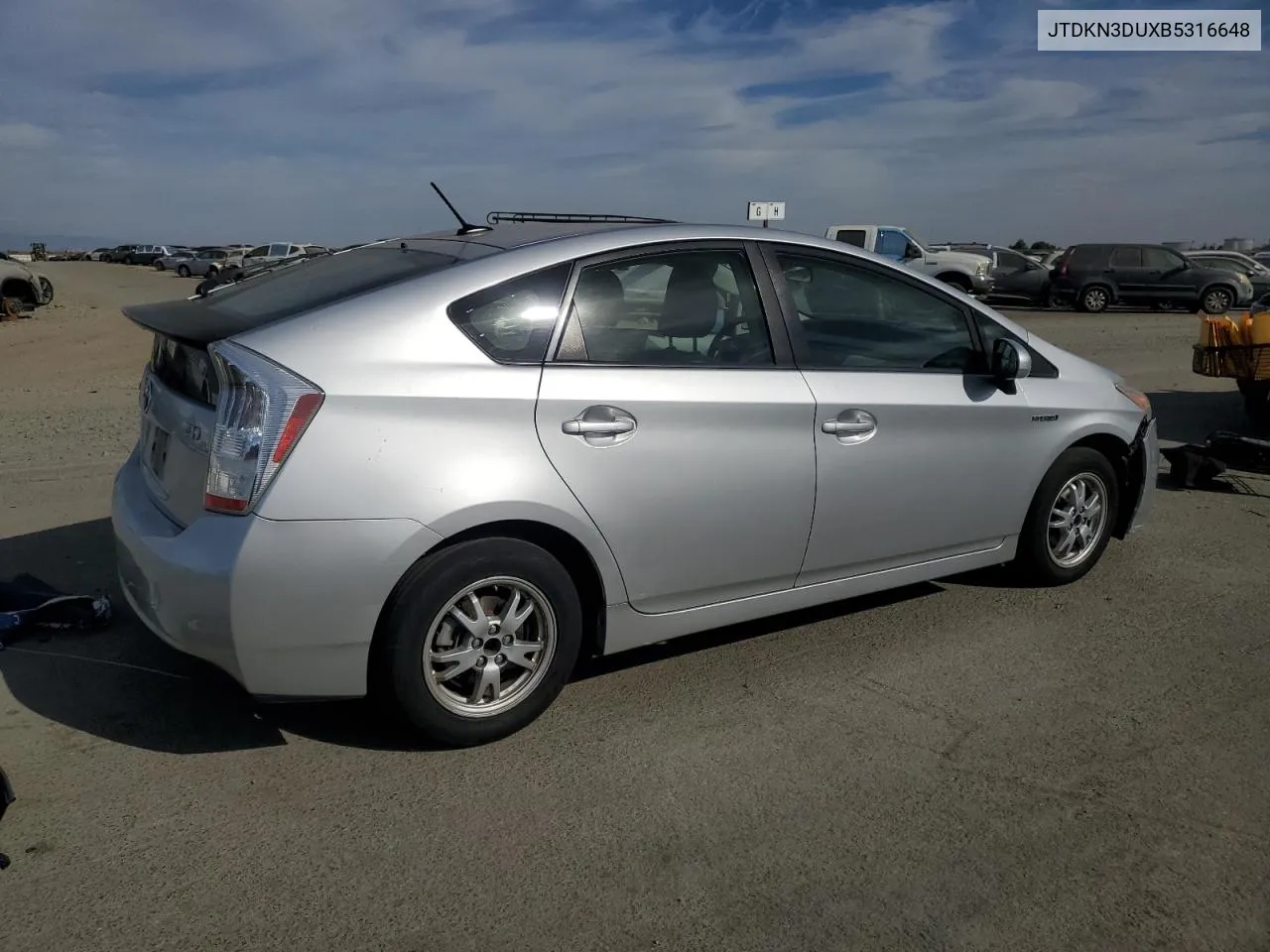 2011 Toyota Prius VIN: JTDKN3DUXB5316648 Lot: 77654634