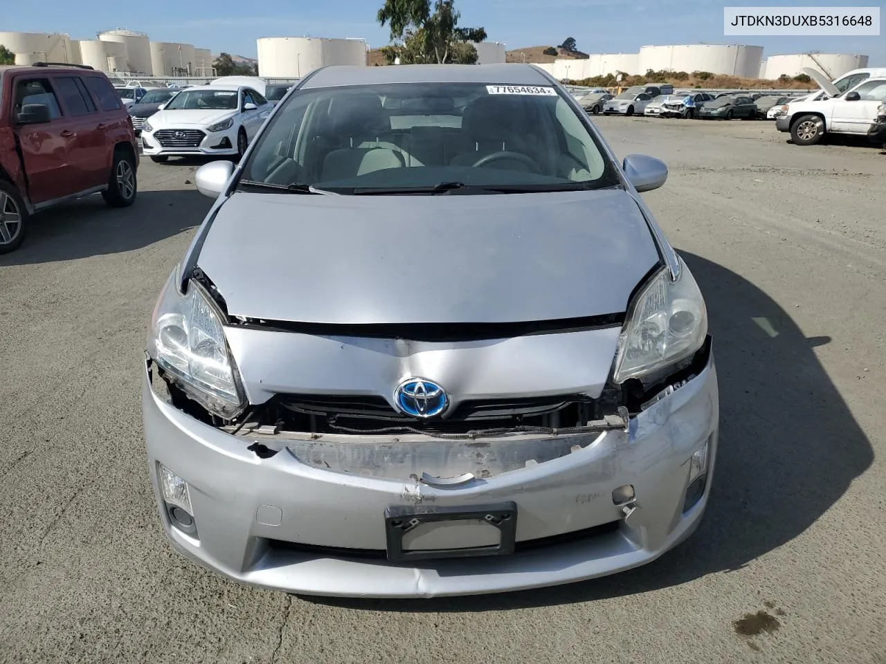 2011 Toyota Prius VIN: JTDKN3DUXB5316648 Lot: 77654634