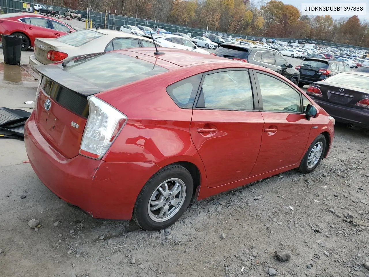 2011 Toyota Prius VIN: JTDKN3DU3B1397838 Lot: 77867124