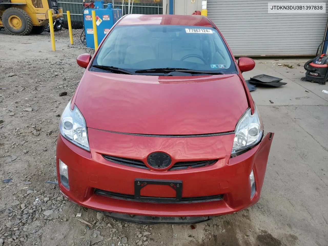 2011 Toyota Prius VIN: JTDKN3DU3B1397838 Lot: 77867124