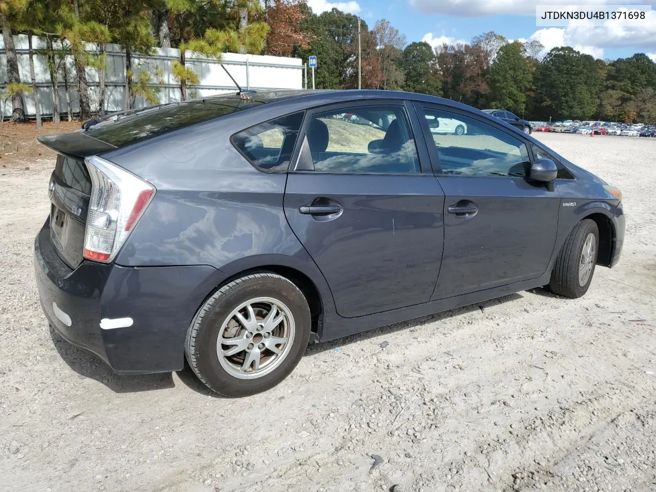 2011 Toyota Prius VIN: JTDKN3DU4B1371698 Lot: 78329874