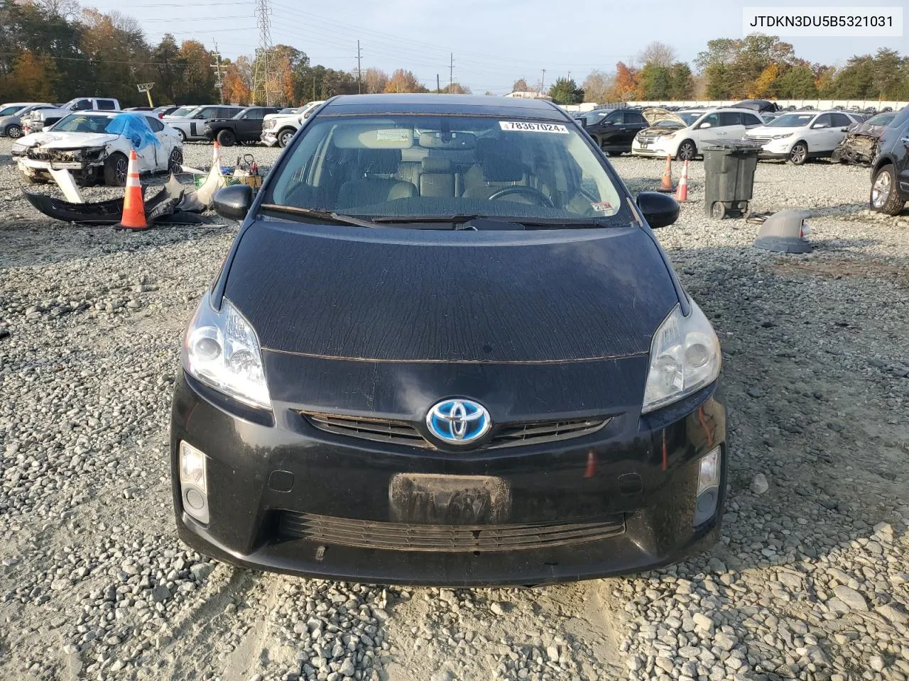 2011 Toyota Prius VIN: JTDKN3DU5B5321031 Lot: 78367024