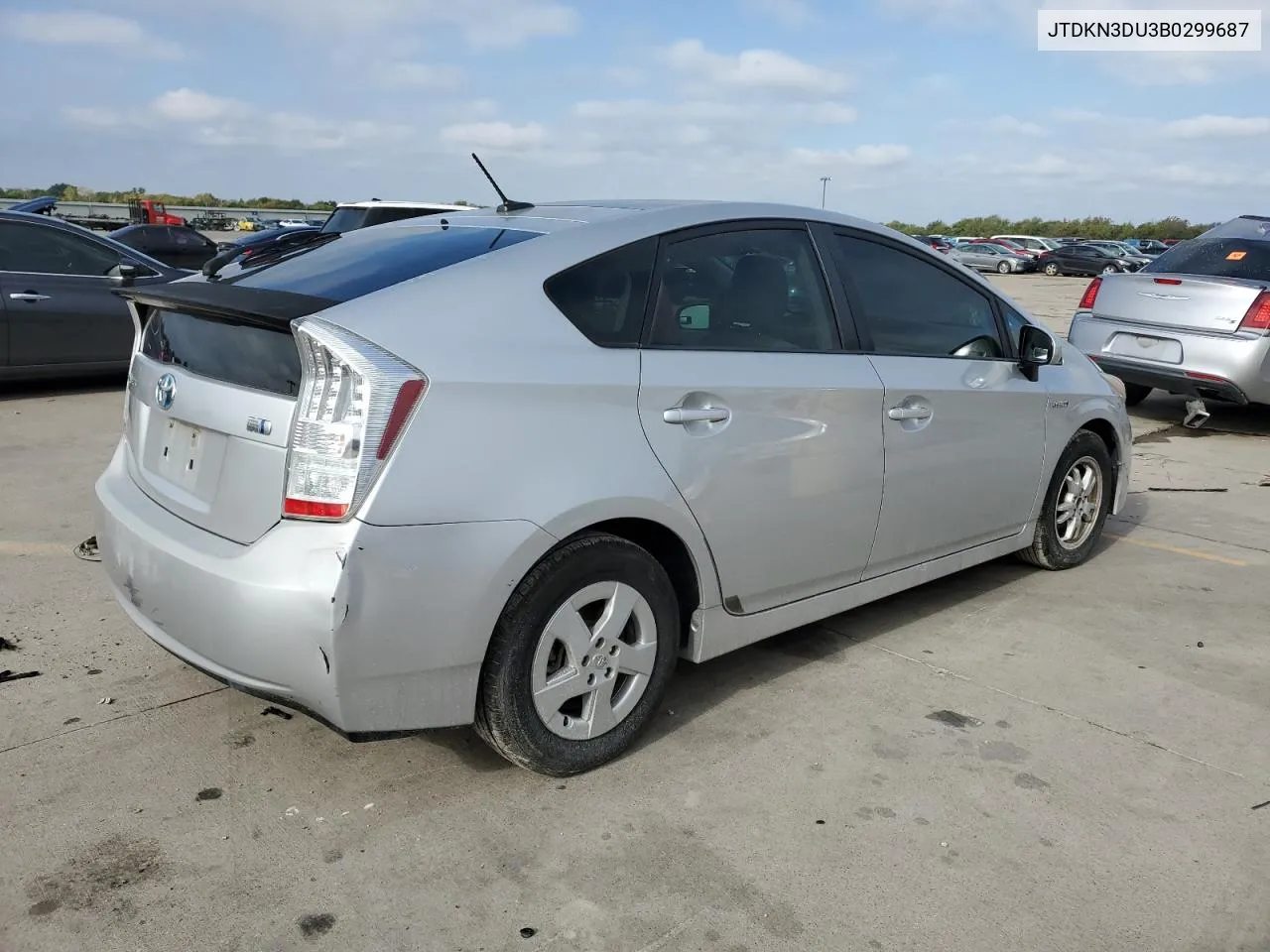 2011 Toyota Prius VIN: JTDKN3DU3B0299687 Lot: 78526924