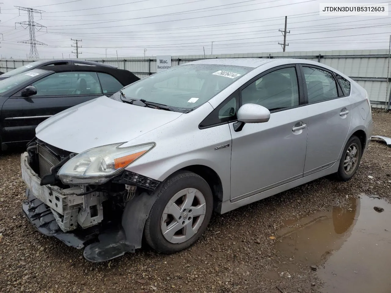 2011 Toyota Prius VIN: JTDKN3DU1B5312603 Lot: 79026414