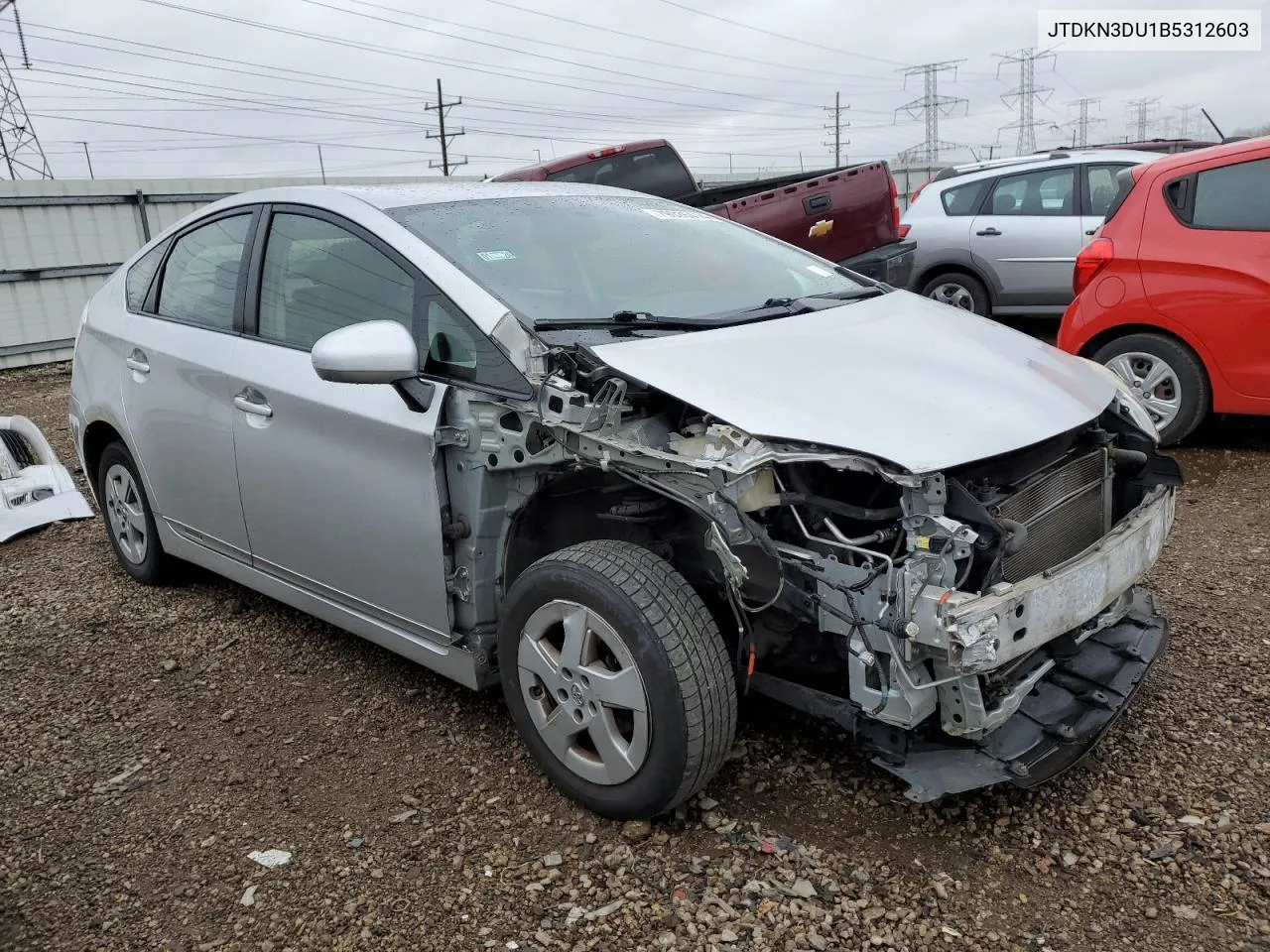 2011 Toyota Prius VIN: JTDKN3DU1B5312603 Lot: 79026414