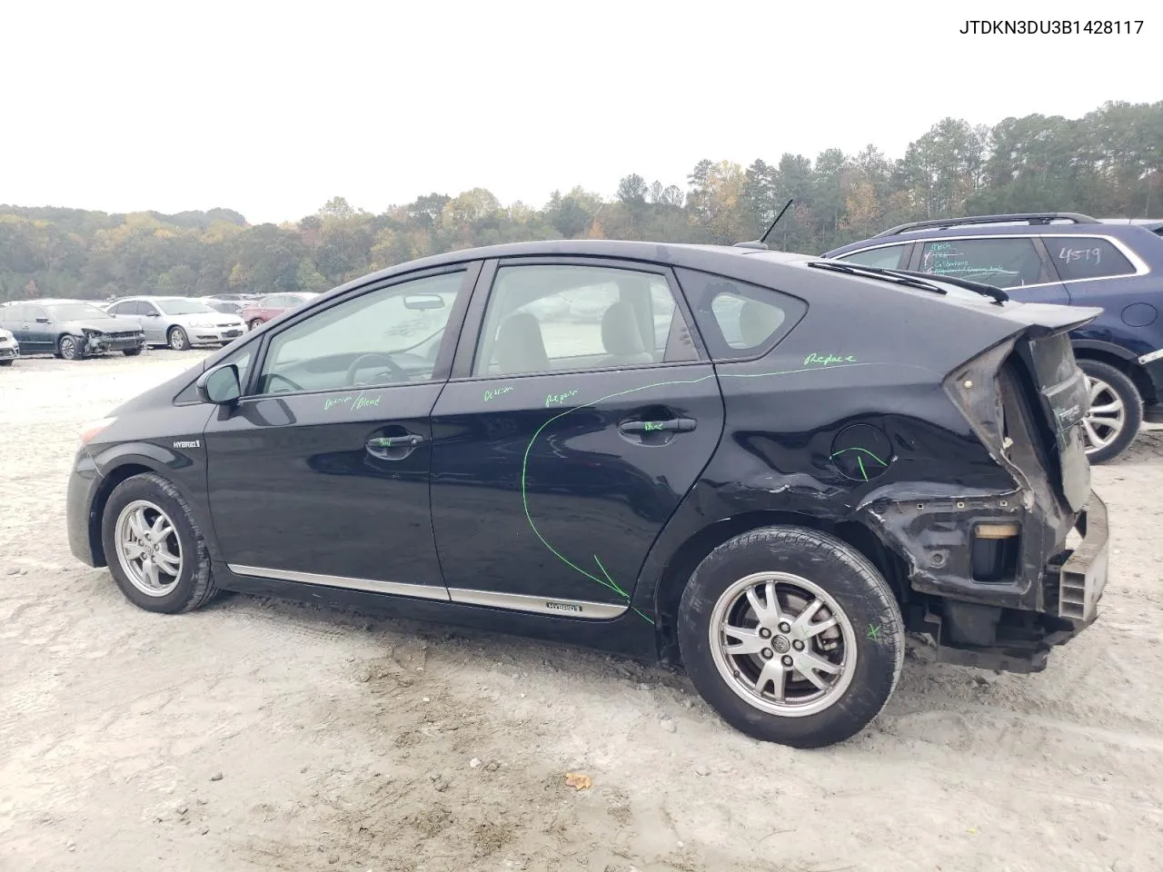 2011 Toyota Prius VIN: JTDKN3DU3B1428117 Lot: 79103024