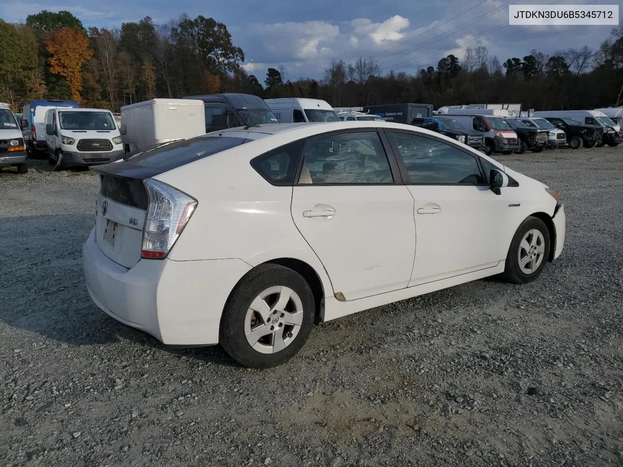 2011 Toyota Prius VIN: JTDKN3DU6B5345712 Lot: 79226934