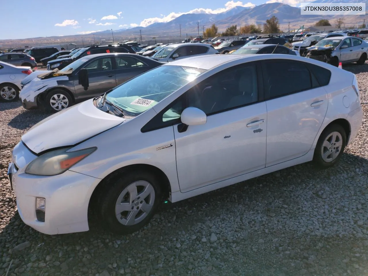 2011 Toyota Prius VIN: JTDKN3DU3B5357008 Lot: 79339914