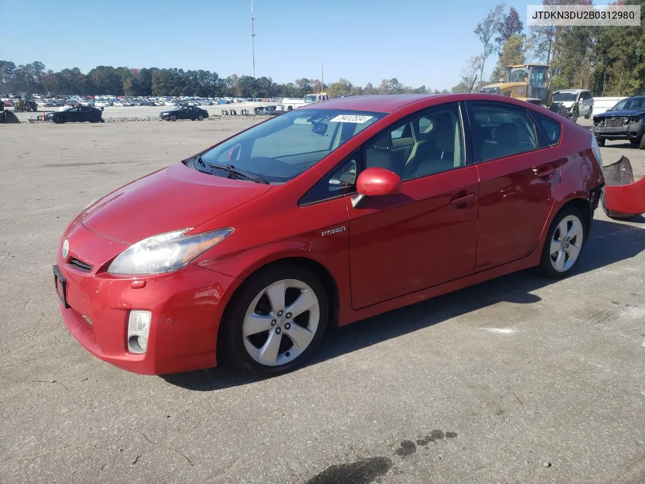 2011 Toyota Prius VIN: JTDKN3DU2B0312980 Lot: 79412534