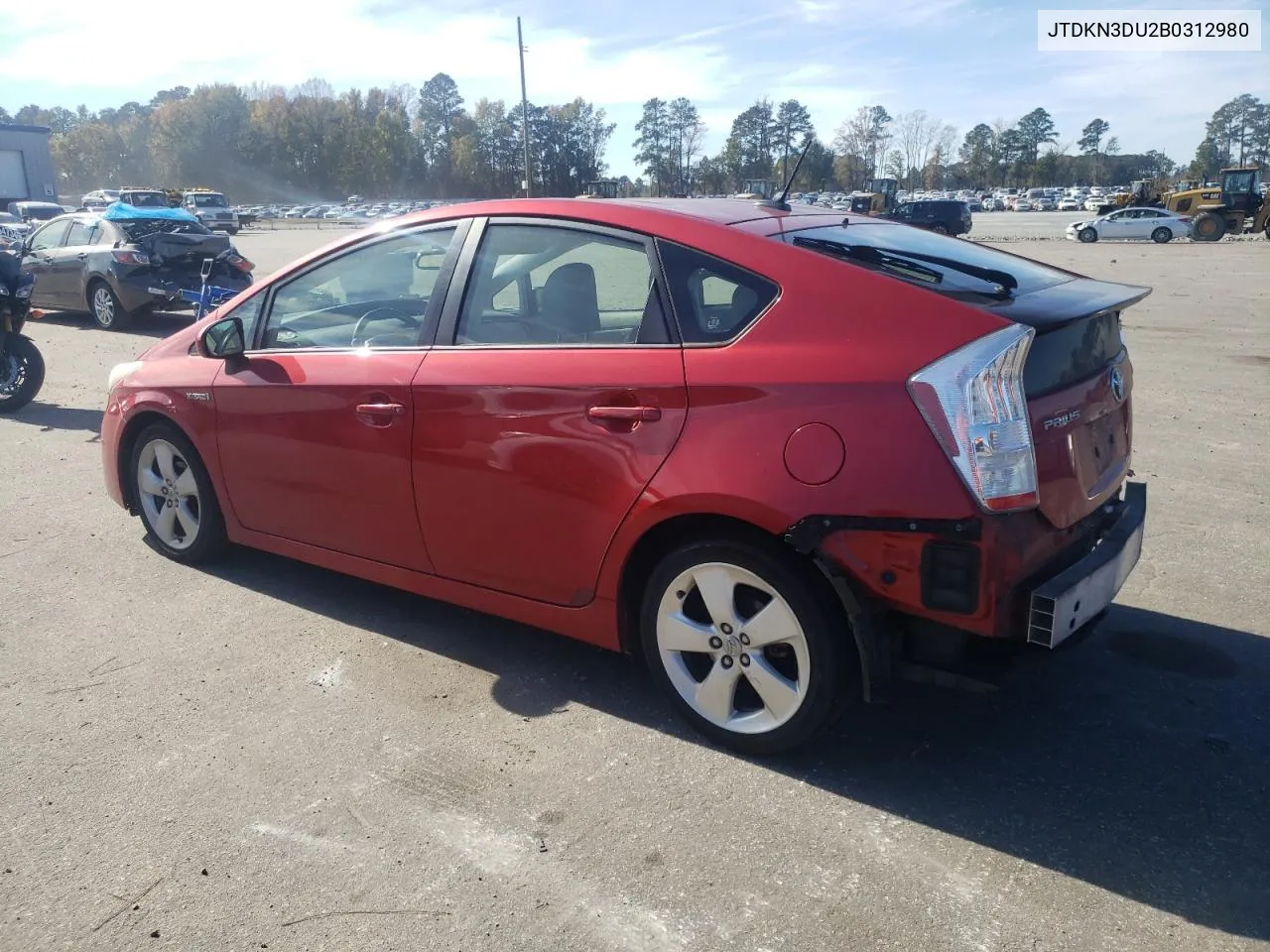 2011 Toyota Prius VIN: JTDKN3DU2B0312980 Lot: 79412534