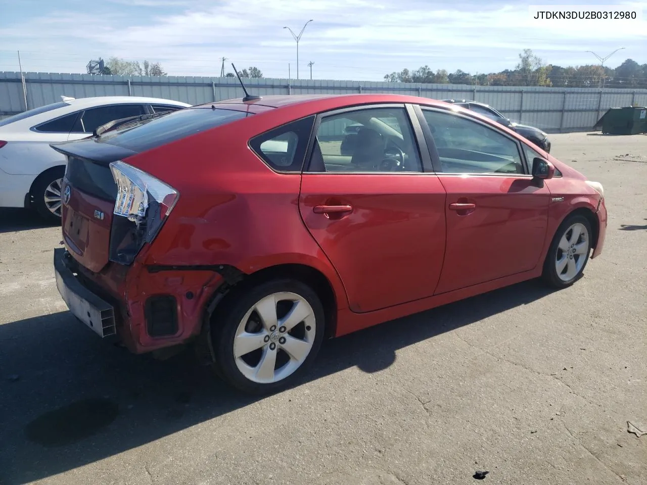 2011 Toyota Prius VIN: JTDKN3DU2B0312980 Lot: 79412534