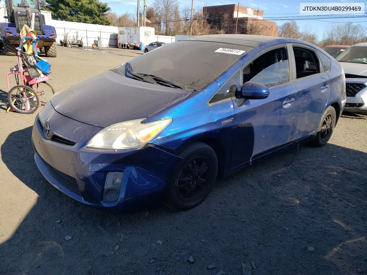 2011 Toyota Prius VIN: JTDKN3DU4B0299469 Lot: 79499414