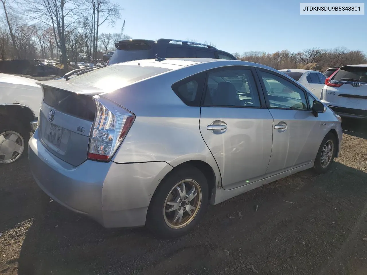 2011 Toyota Prius VIN: JTDKN3DU9B5348801 Lot: 80028094