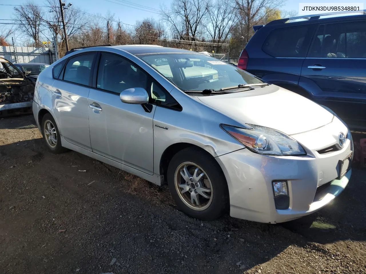 2011 Toyota Prius VIN: JTDKN3DU9B5348801 Lot: 80028094