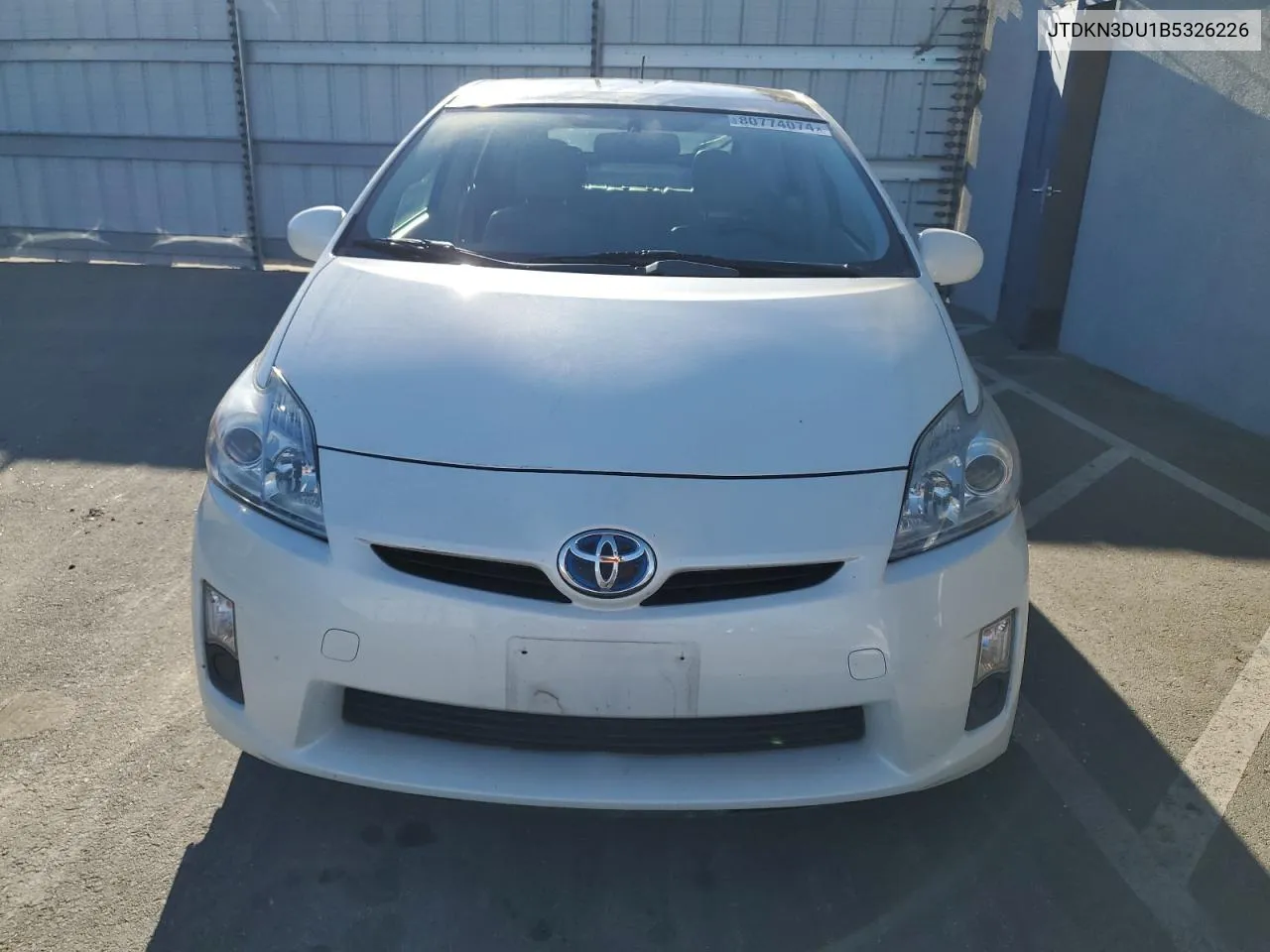 2011 Toyota Prius VIN: JTDKN3DU1B5326226 Lot: 80774074