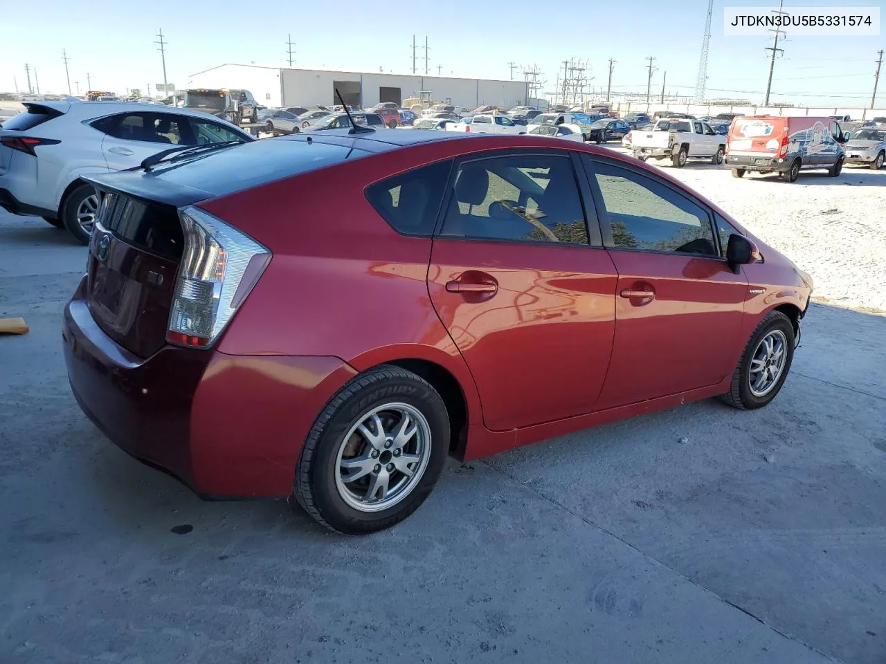 2011 Toyota Prius VIN: JTDKN3DU5B5331574 Lot: 80833054