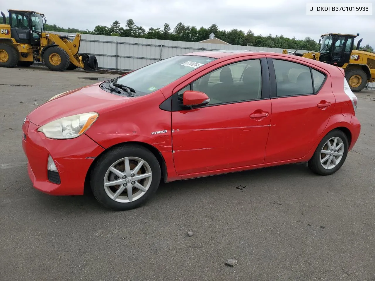 JTDKDTB37C1015938 2012 Toyota Prius C