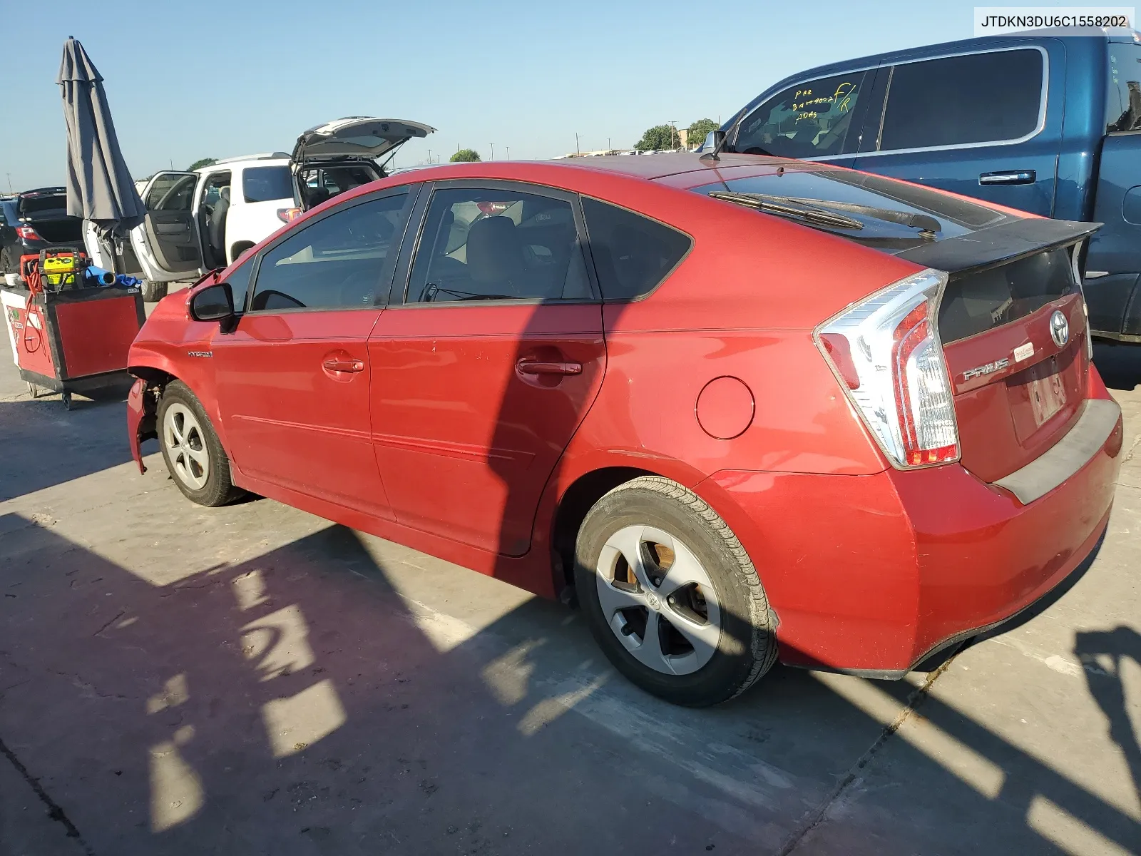 JTDKN3DU6C1558202 2012 Toyota Prius