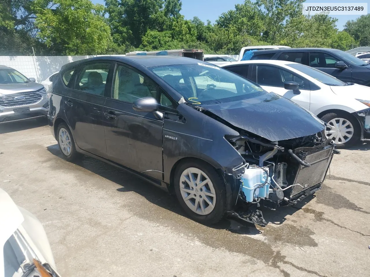 2012 Toyota Prius V VIN: JTDZN3EU5C3137489 Lot: 58708054