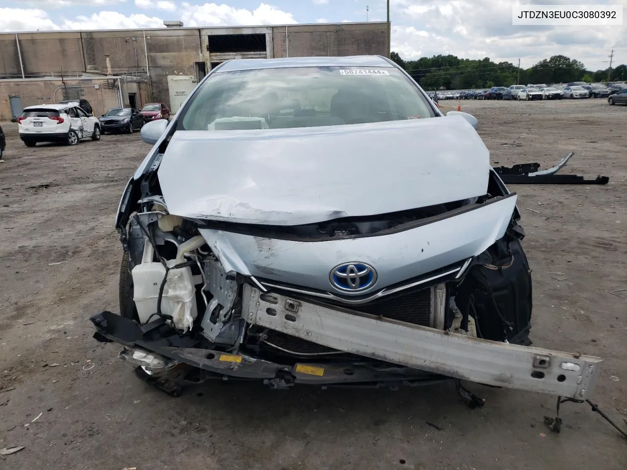 2012 Toyota Prius V VIN: JTDZN3EU0C3080392 Lot: 58741444