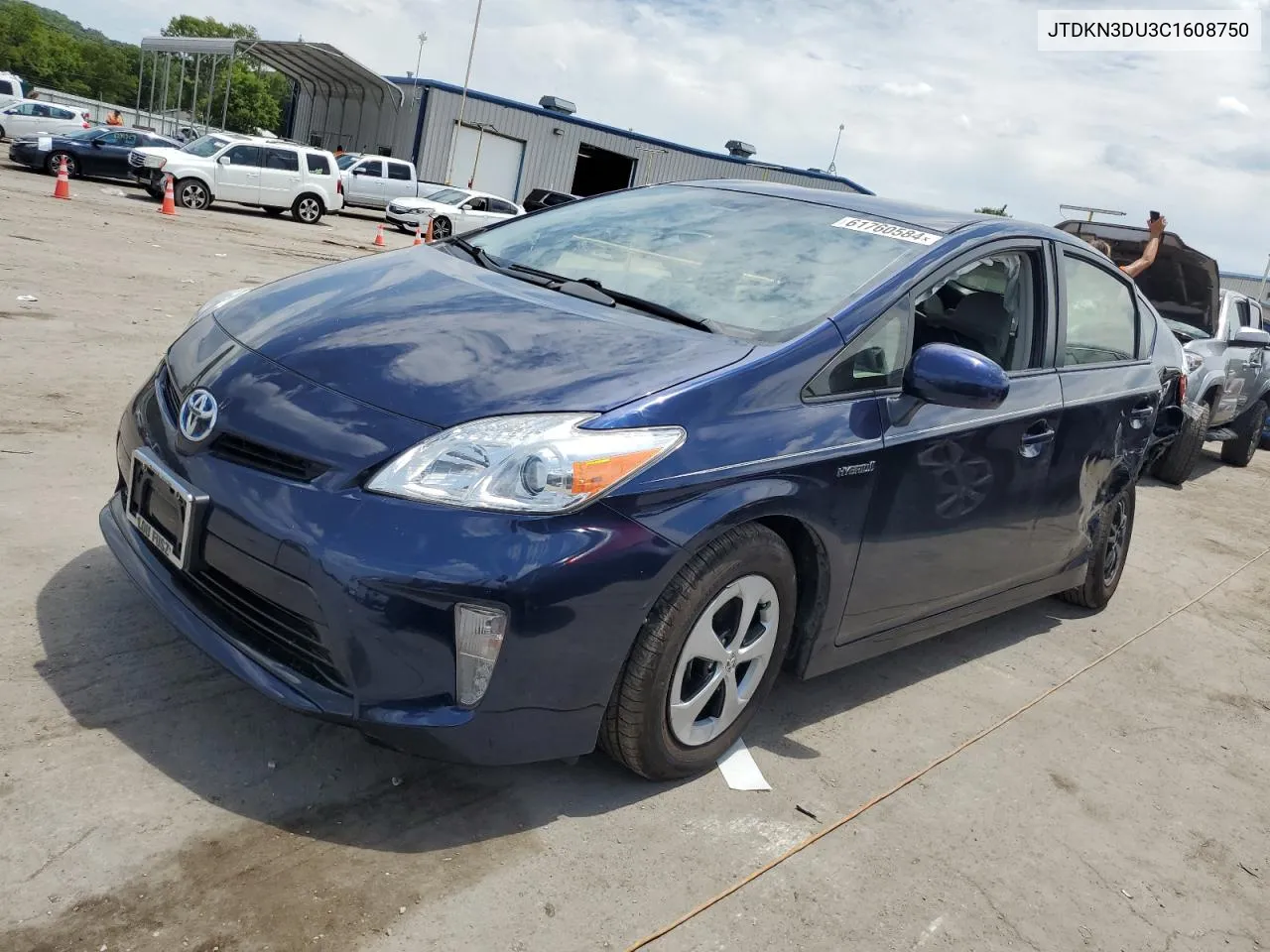 2012 Toyota Prius VIN: JTDKN3DU3C1608750 Lot: 61760584