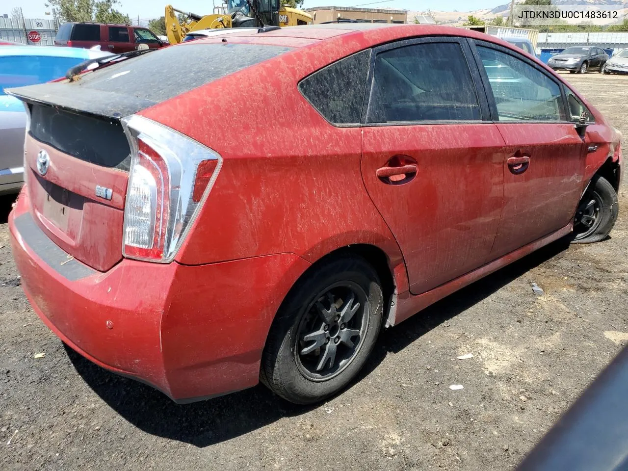 2012 Toyota Prius VIN: JTDKN3DU0C1483612 Lot: 62653534