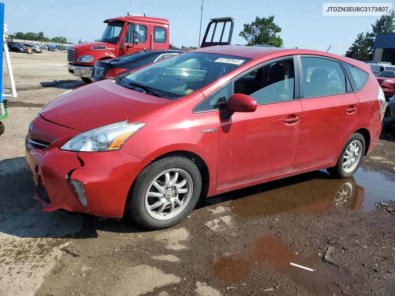 2012 Toyota Prius V VIN: JTDZN3EU8C3173807 Lot: 62769544