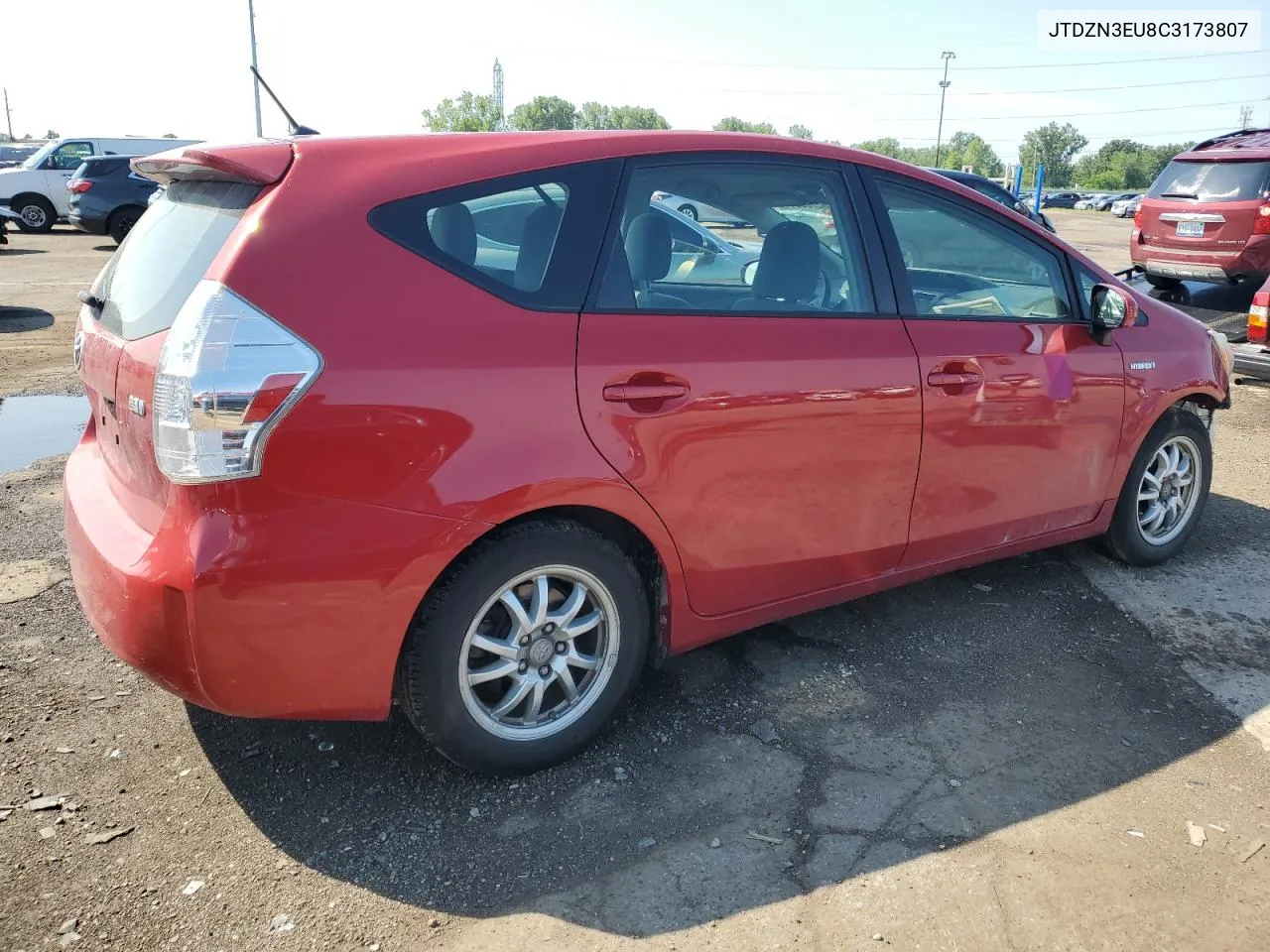 2012 Toyota Prius V VIN: JTDZN3EU8C3173807 Lot: 62769544