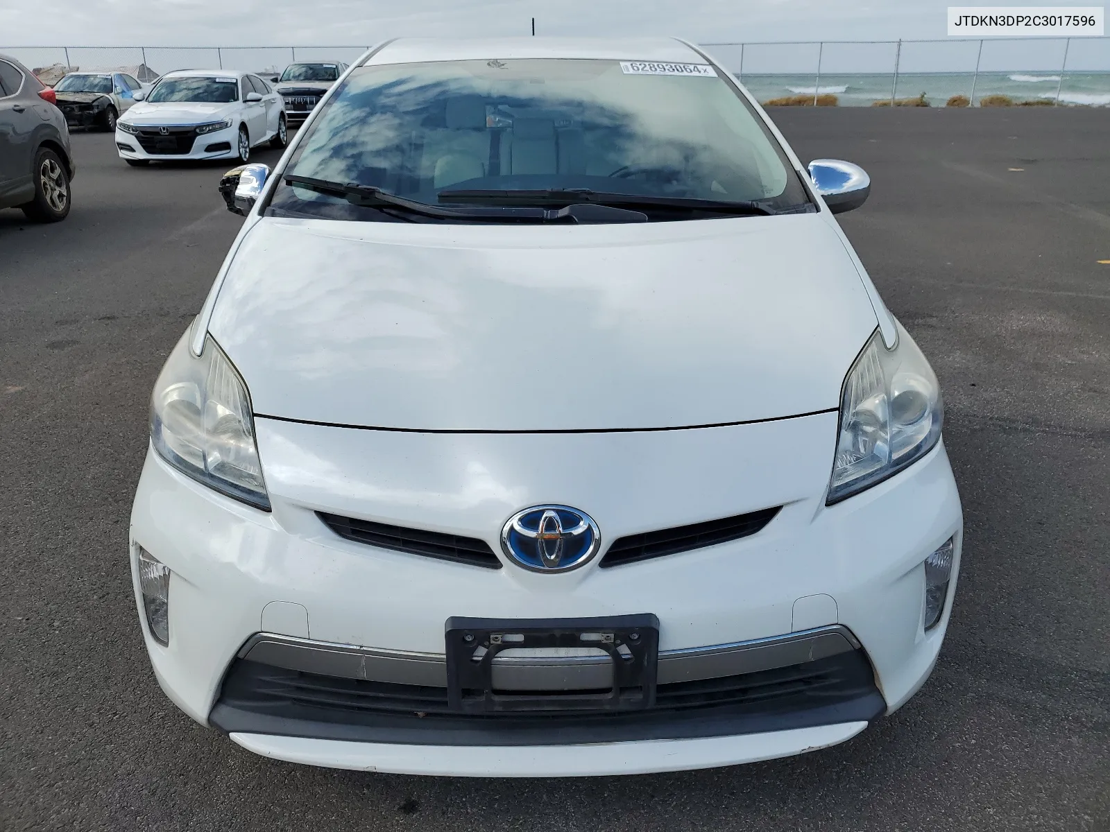 2012 Toyota Prius Plug-In VIN: JTDKN3DP2C3017596 Lot: 62893064