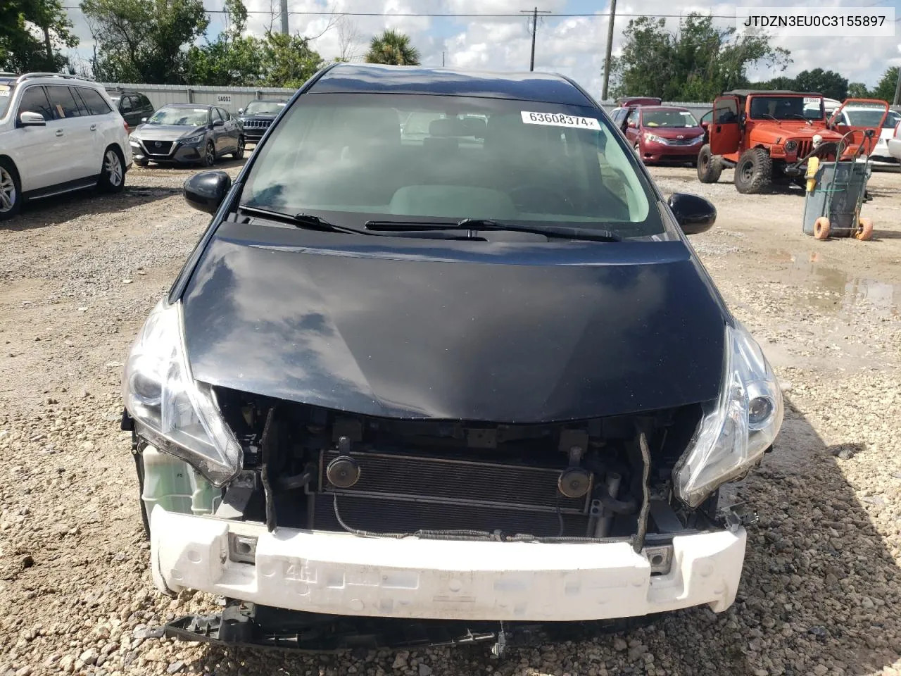 2012 Toyota Prius V VIN: JTDZN3EU0C3155897 Lot: 63608374