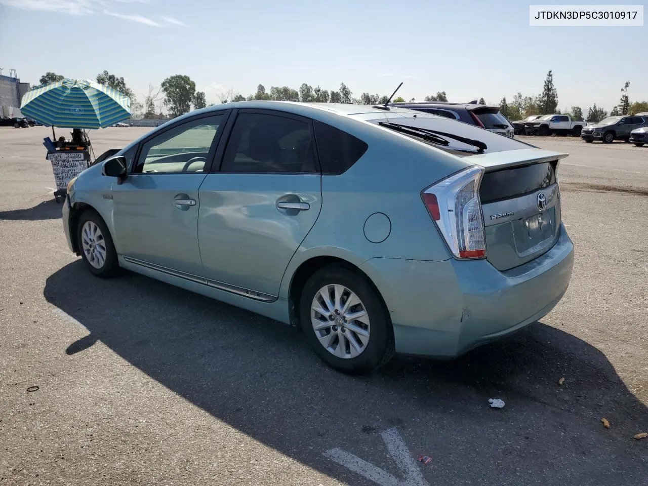 JTDKN3DP5C3010917 2012 Toyota Prius Plug-In