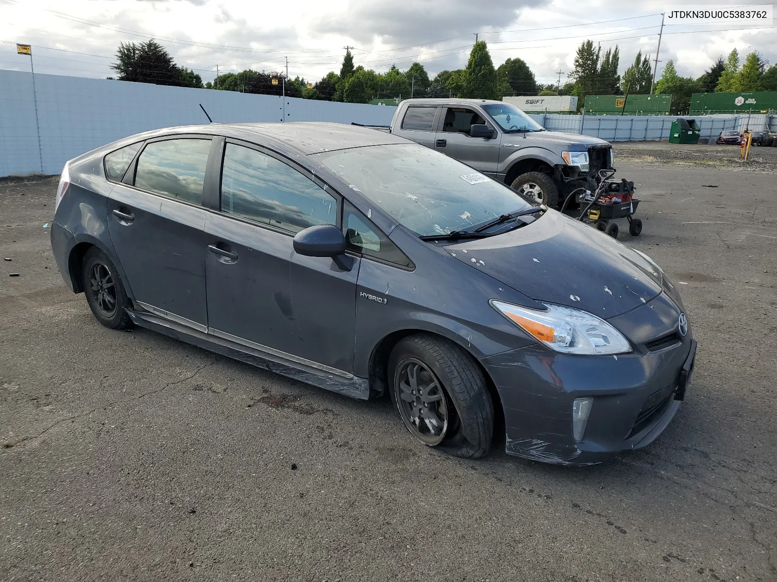 2012 Toyota Prius VIN: JTDKN3DU0C5383762 Lot: 64501414