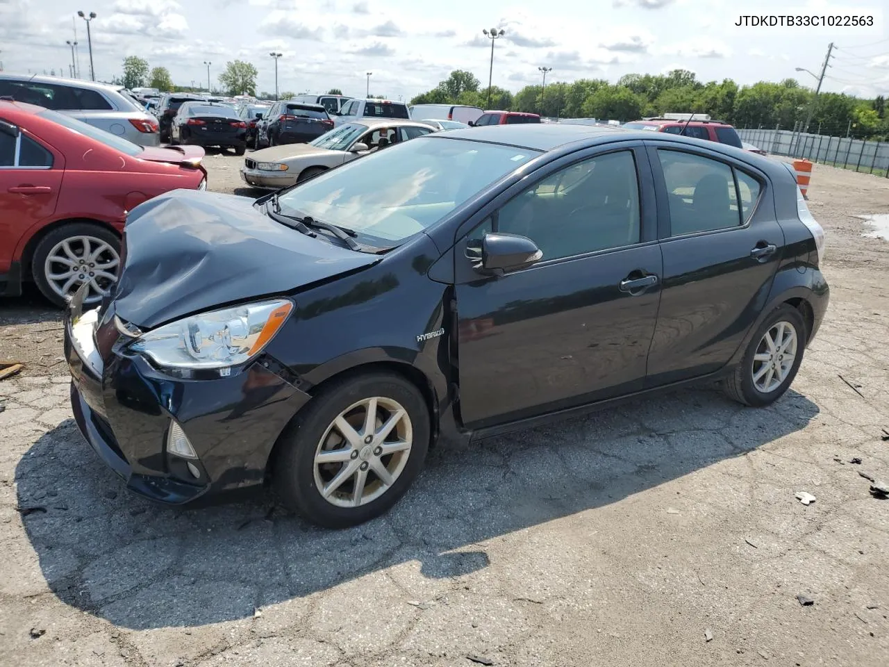 2012 Toyota Prius C VIN: JTDKDTB33C1022563 Lot: 64838544