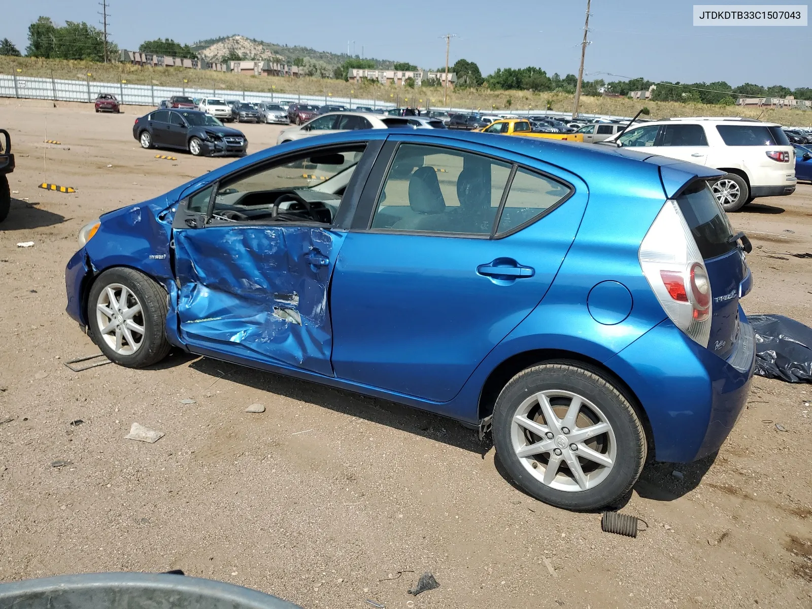 JTDKDTB33C1507043 2012 Toyota Prius C