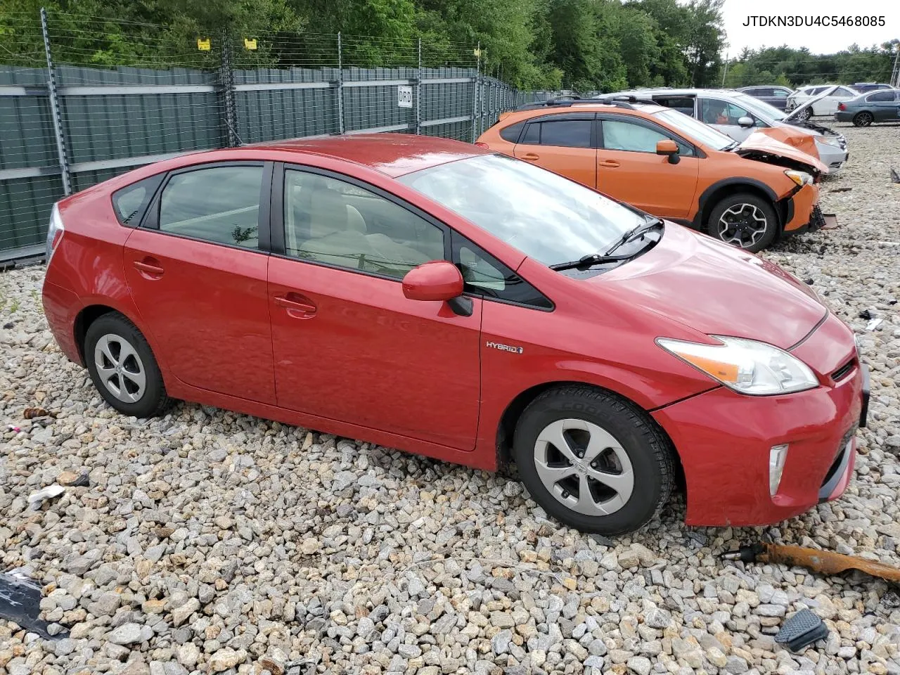 2012 Toyota Prius VIN: JTDKN3DU4C5468085 Lot: 65642184