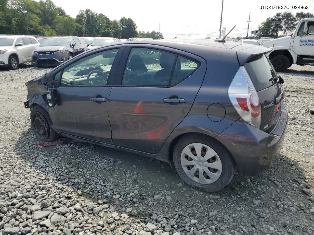 2012 Toyota Prius C VIN: JTDKDTB37C1024963 Lot: 66066664